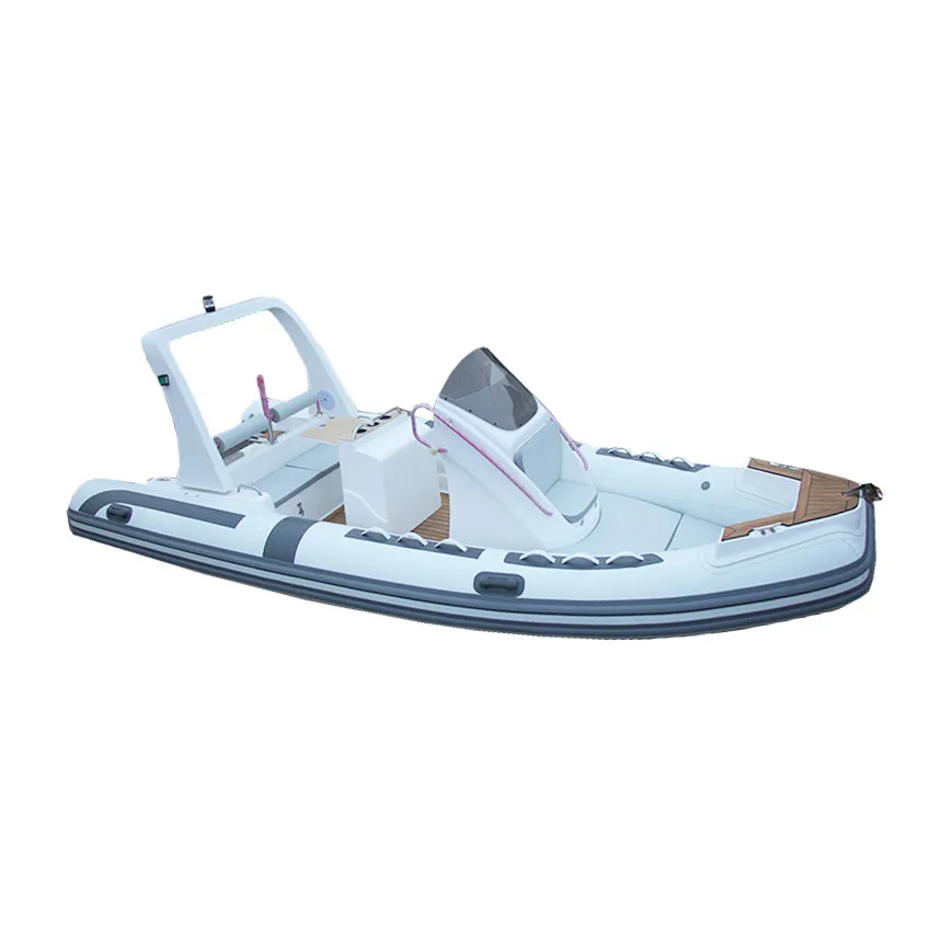 19ft luxury tender yacht 5.8m fishing boat with luxury seat rib 580 with CE certification