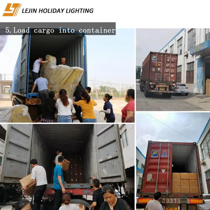 LJ new design indoor outdoor led street decorative lighting for custom motif 3D Realistic Santa Clause light