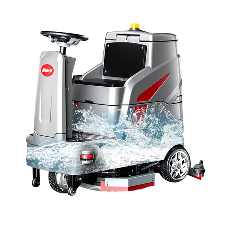 Hot Sale industrial Warehouse Hospital Floor Scrubber Machine With Battery