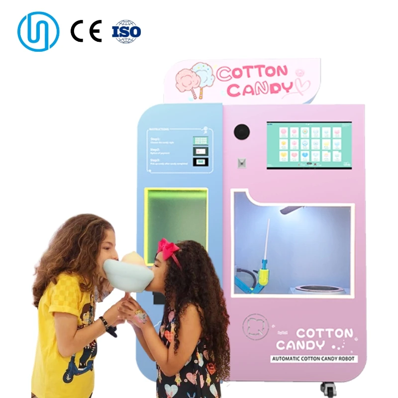 High Profit High Benefit  Low Cost Fully Automatic Cotton Candy Vending Machine Business Vending Machine