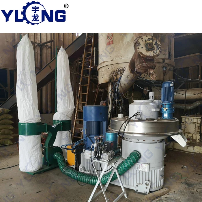 YULONG XGJ560 biomass eucalyptus wood pellet mill machine