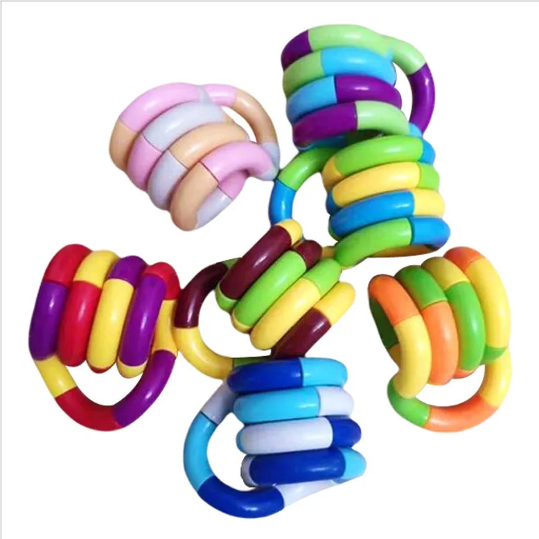 
Amazon Hot Sale Autism Snake Puzzle Deformation Rope Fidget Sensory Toys Tangles Decompression Twisty Toy for Adult Kids 