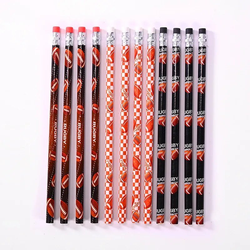 Custom cheap low price wood stationery gift standard pencil set with logo school pencils for children