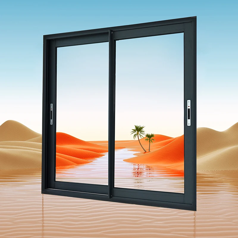 Cost-Effective impact proof Aluminum Frame Sliding Windows Double Glazed Glass Window from North Tech