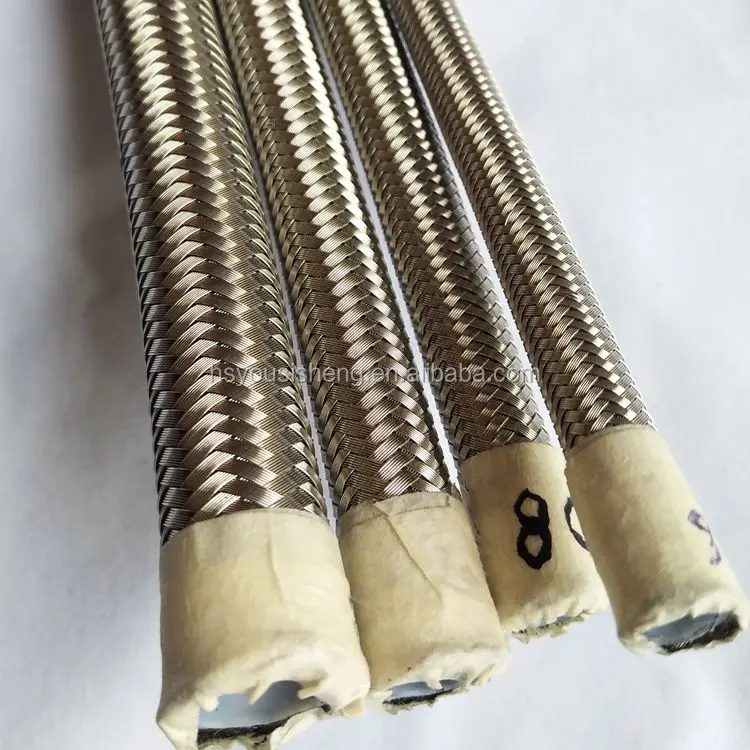 YSS stainless steel wire braid hose refrigeration flexible hose PTFE butane hose