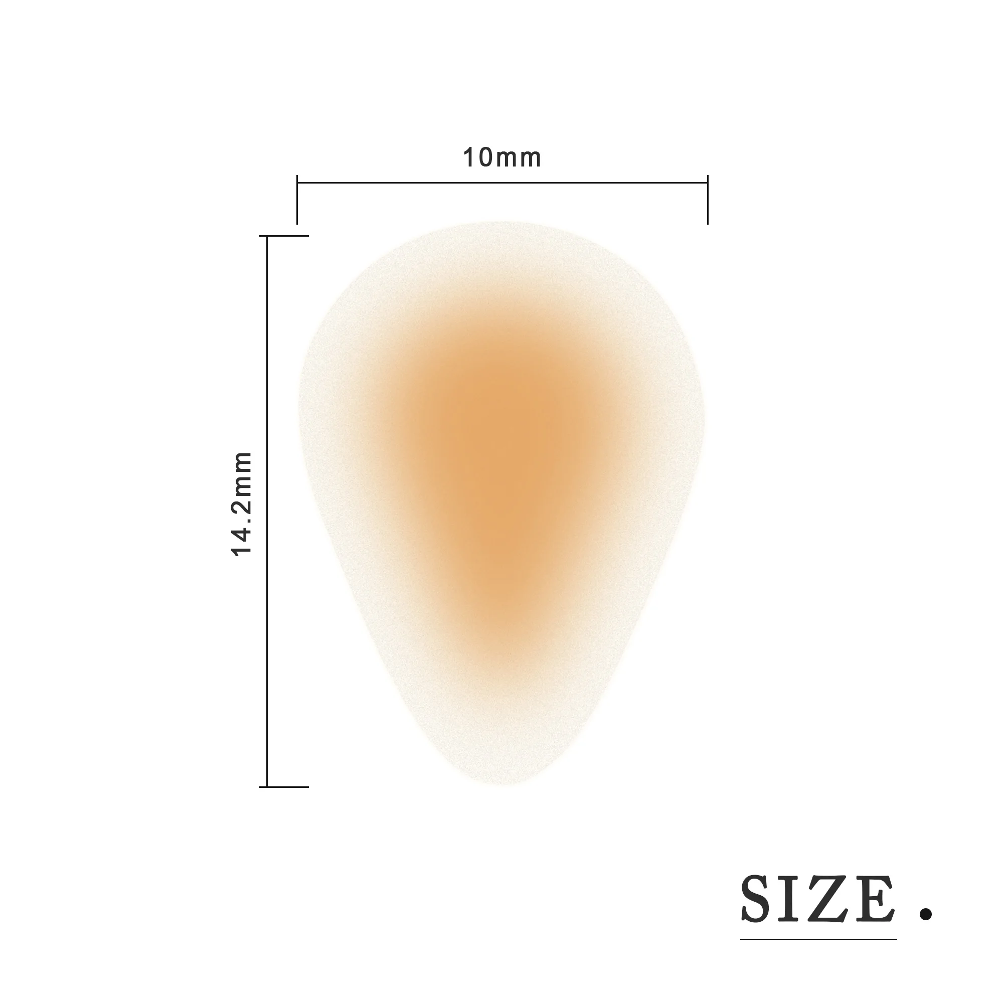 New Drop Shape Matte Silicone Seamless Camel Toe Cover Guard to Hide Feminine Lines