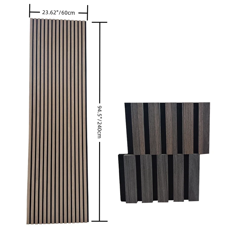 2024 New Design Hot Sale Product Wood Veneer Paneling Acoustic Wood Panels Home Wooden Decoration Boards 3D Acoustic Panels