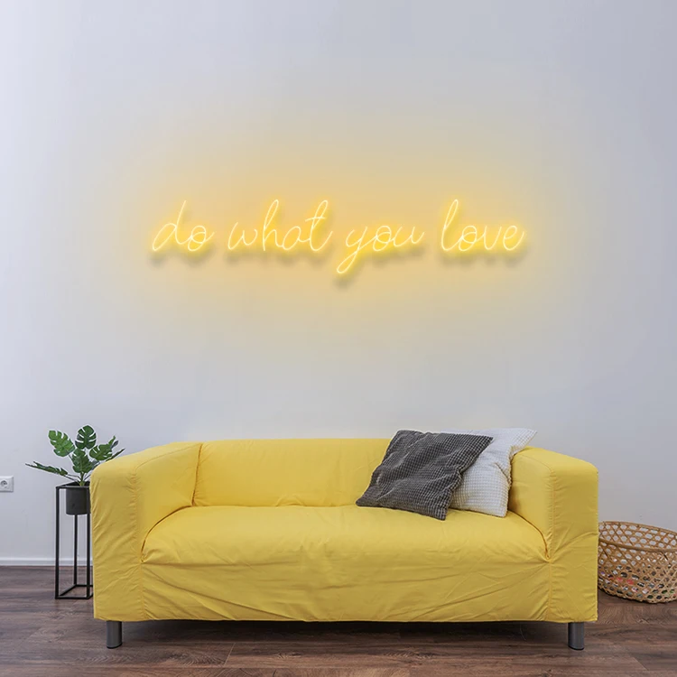 Koncept Drop Shipping 36inch do what you love  custom neon led sign Neon Light Advertising Custom LED Neon Sign