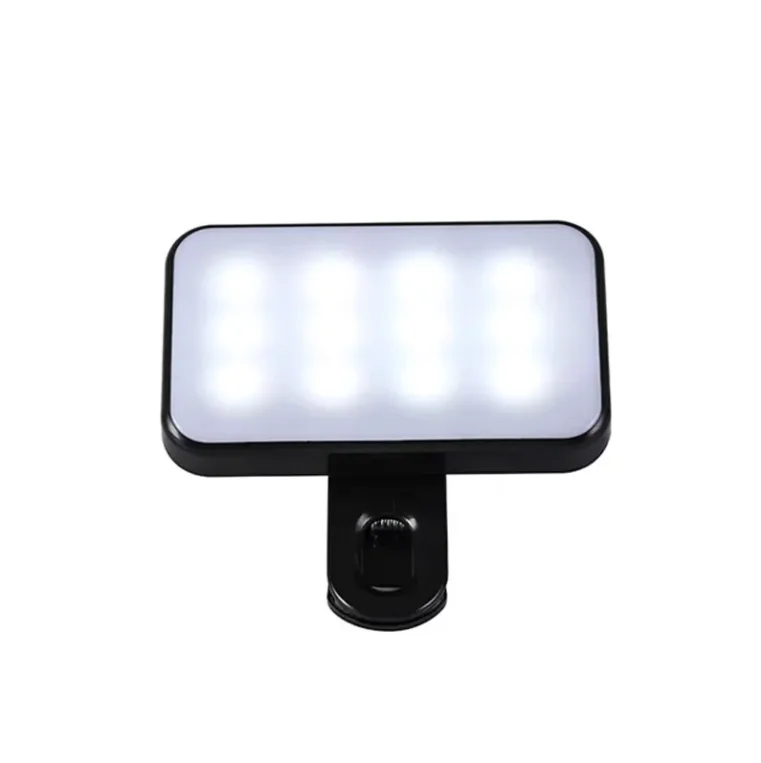 Portable Small Mini Rectangle Selfie Light USB Rechargeable Led Fill Light with Clip for Laptop and Mobile Phone