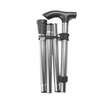 Amazon Hot Selling Colorful Walking Stick Rubber Handle Folding Walking Cane Folded Crutches