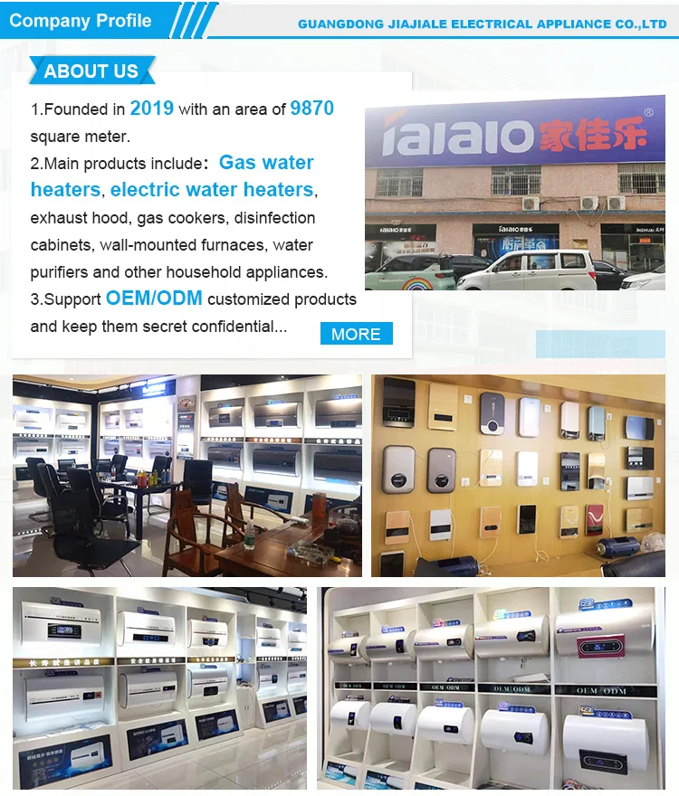 Anti-Rust Electrical Water Heater Temperature Adjustable Tankless Water Heater Electric