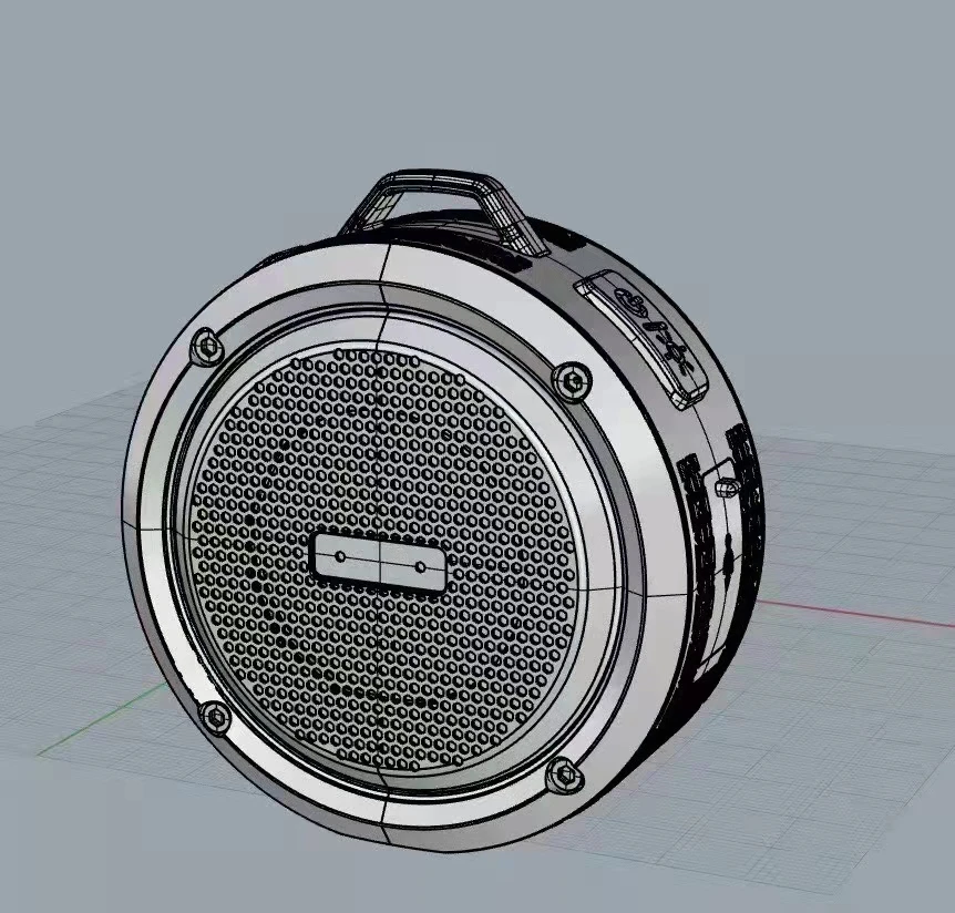 Mini Portable IPX7 Waterproof LED 7 Color RGB Shower Speaker Deep Bass Outdoor Wireless TWS Speaker