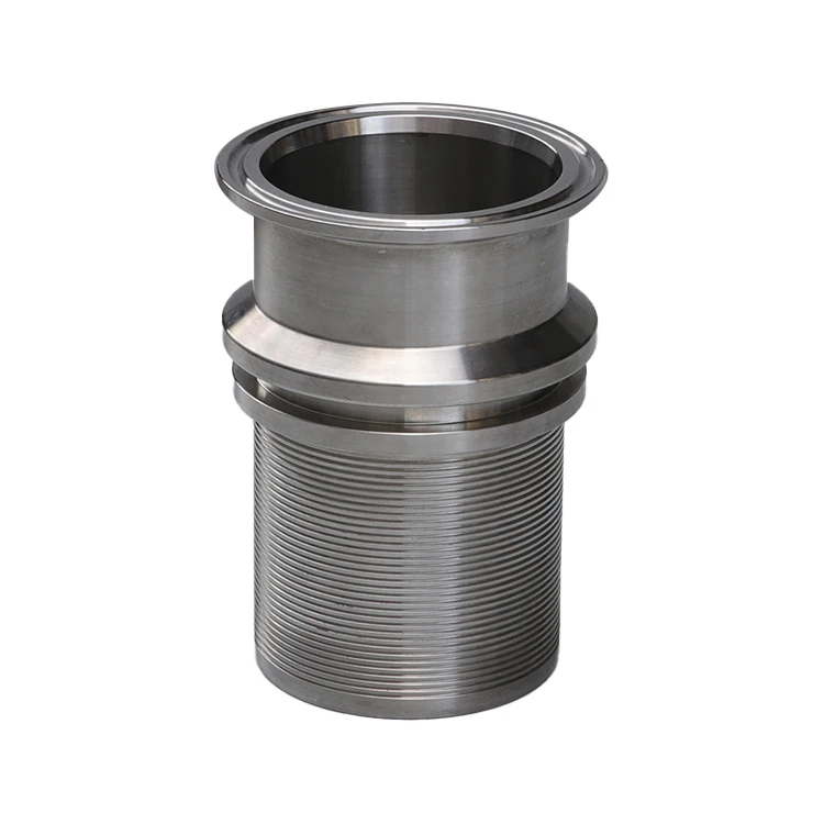 OEM stainless steel food grade stem clamp ferrule pipe metal joint for pipes