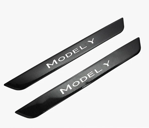 Tirol Stainless Steel Threshold For Model Y 2019 2020 2021 Door Sill Protector Threshold Decoration Car Welcome Pedal
