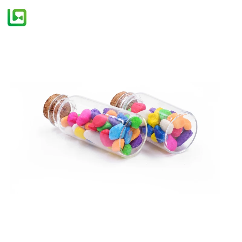 Diameter 30mm  Flat Glass Test Tube  Galls Flat Bottom Bulk Test Glass Tube with Cork