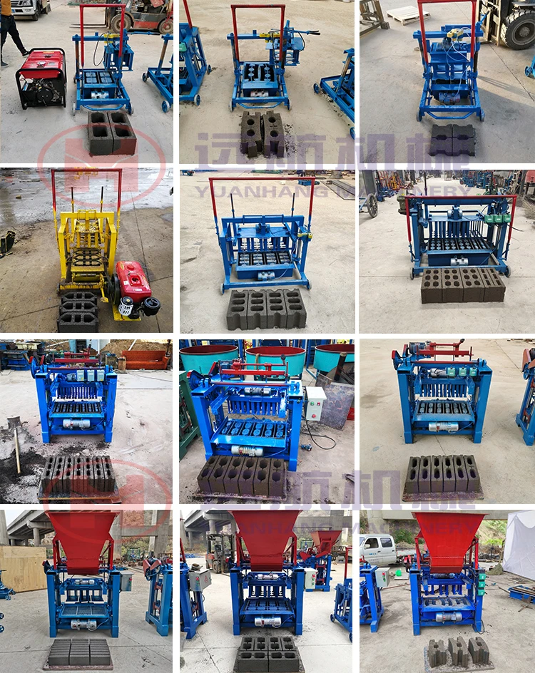 Automatic egg laying paver block making machine price Hollow Concrete Cement Brick Making Machine for sale