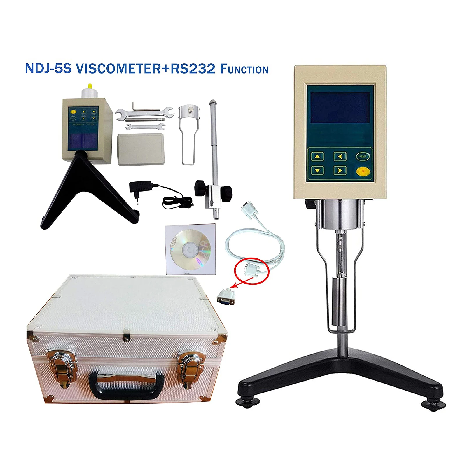 Viscosimeter Digital Rotary Viscometer NDJ-5S