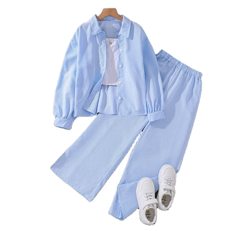 Wholesale Children Clothing Boutique Summer Girl Teenage Kids Girls  Clothing Set For 12 Years Old A1341