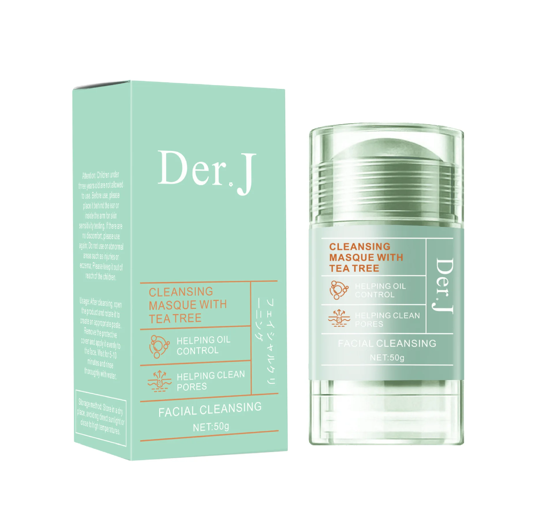 Der.j Cleaning Mask Stick Nourishing Moisturizing Facial Care