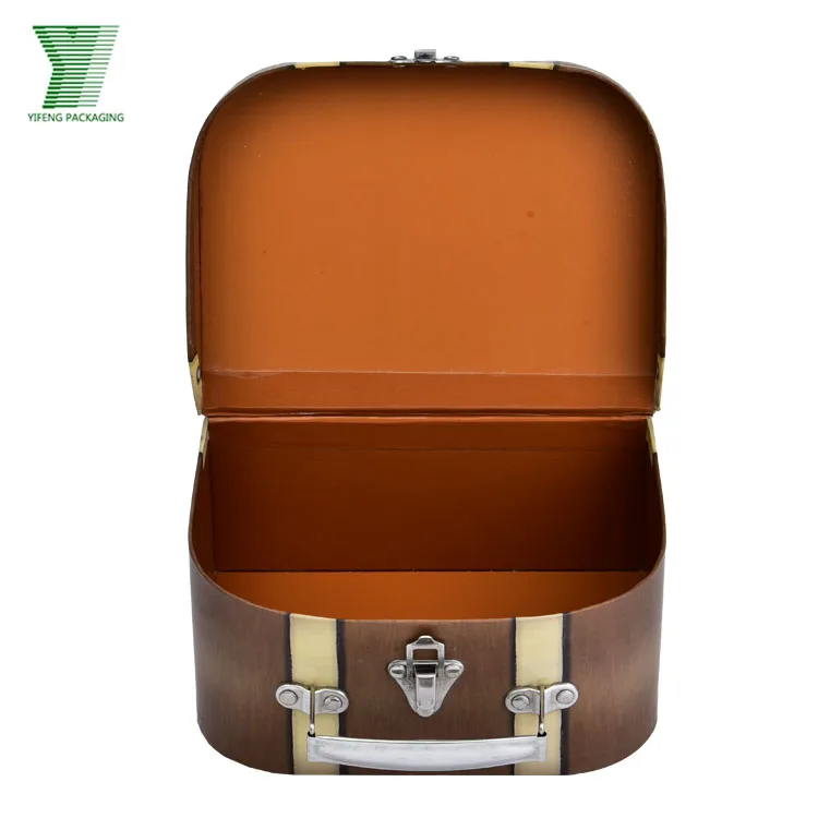 Personalised customized baby blankets packaging cardboard suitcase box wholesale early childhood toys set mystery paper boxes