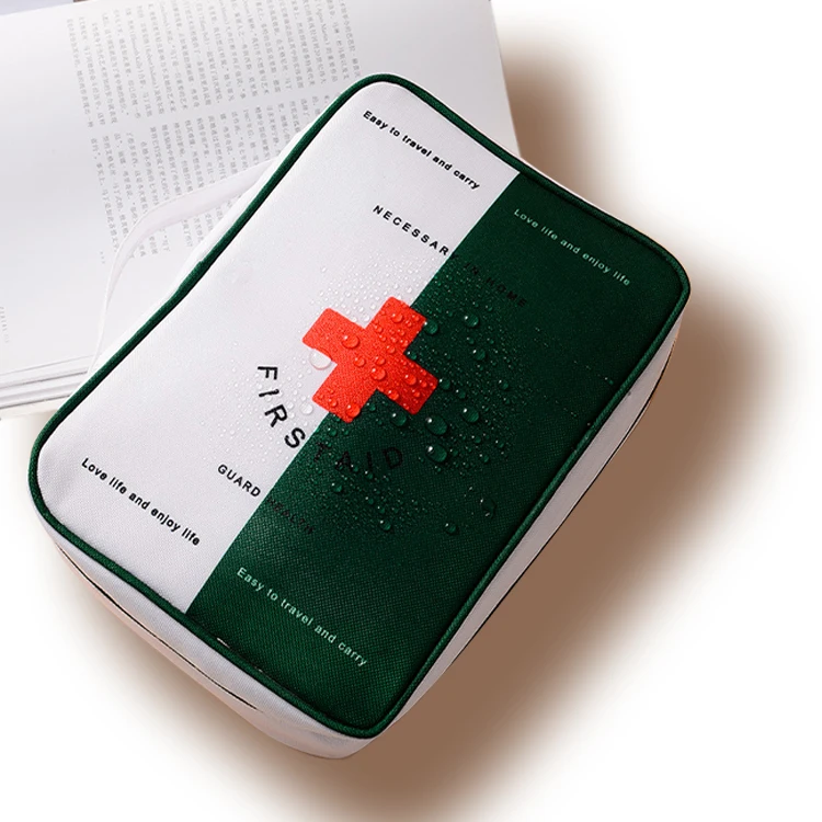 Family Medicine Bag Home School Travel Workplace 6-in-1 First Aid Kit