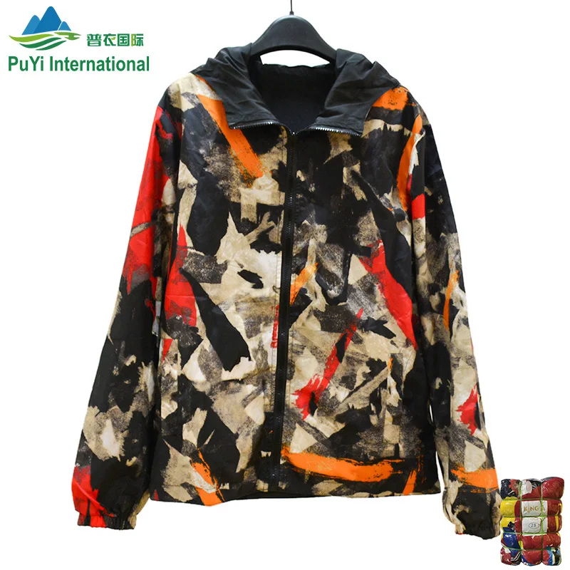 Тонкая мужская куртка, тюк, б/у Смешанная одежда, б/у куртка, тюки, б/у одежда из Китая