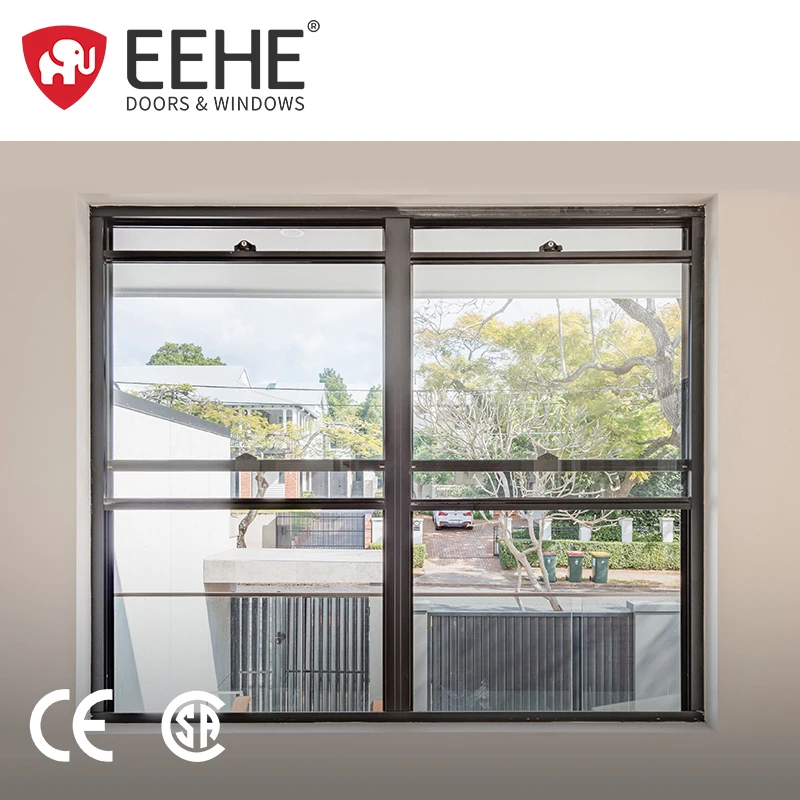 EEHE double-hung aluminum alloy casement windows custom glass aluminum alloy electric single-hung windows