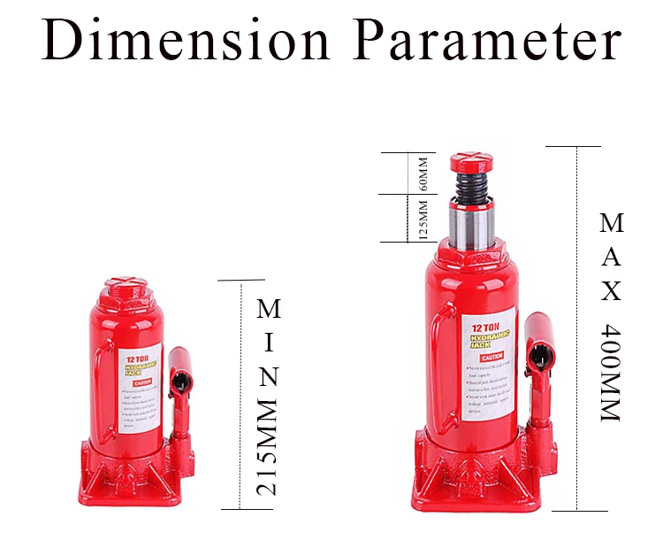 Wholesale  Hydraulic Press Jacks 12 Ton Hydraulic Jacks Bottle Jack