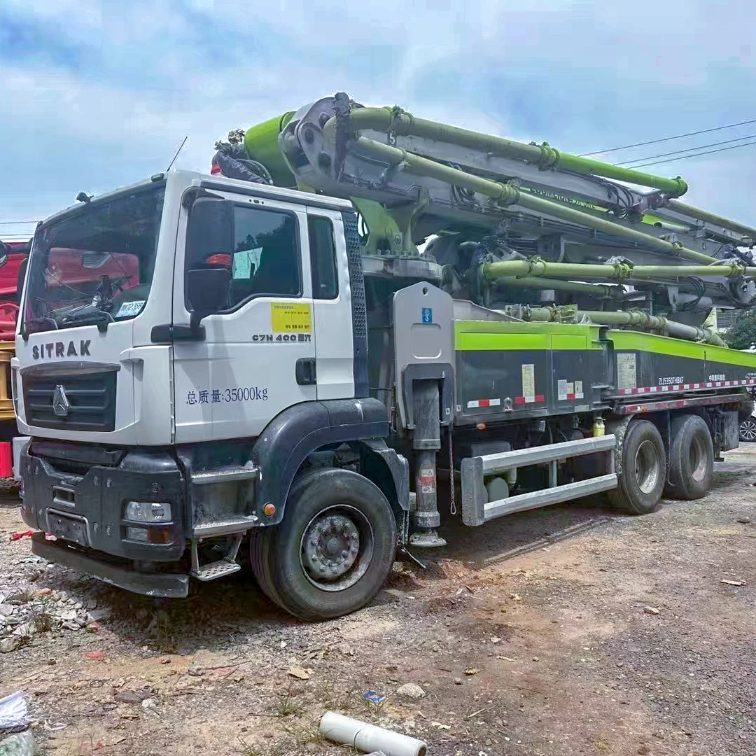 2023 Sitrak Chassis Concrete Pump Truck Zoomlion 38X-5RZ 3-Axle Boom Pump Truck Sinotruck