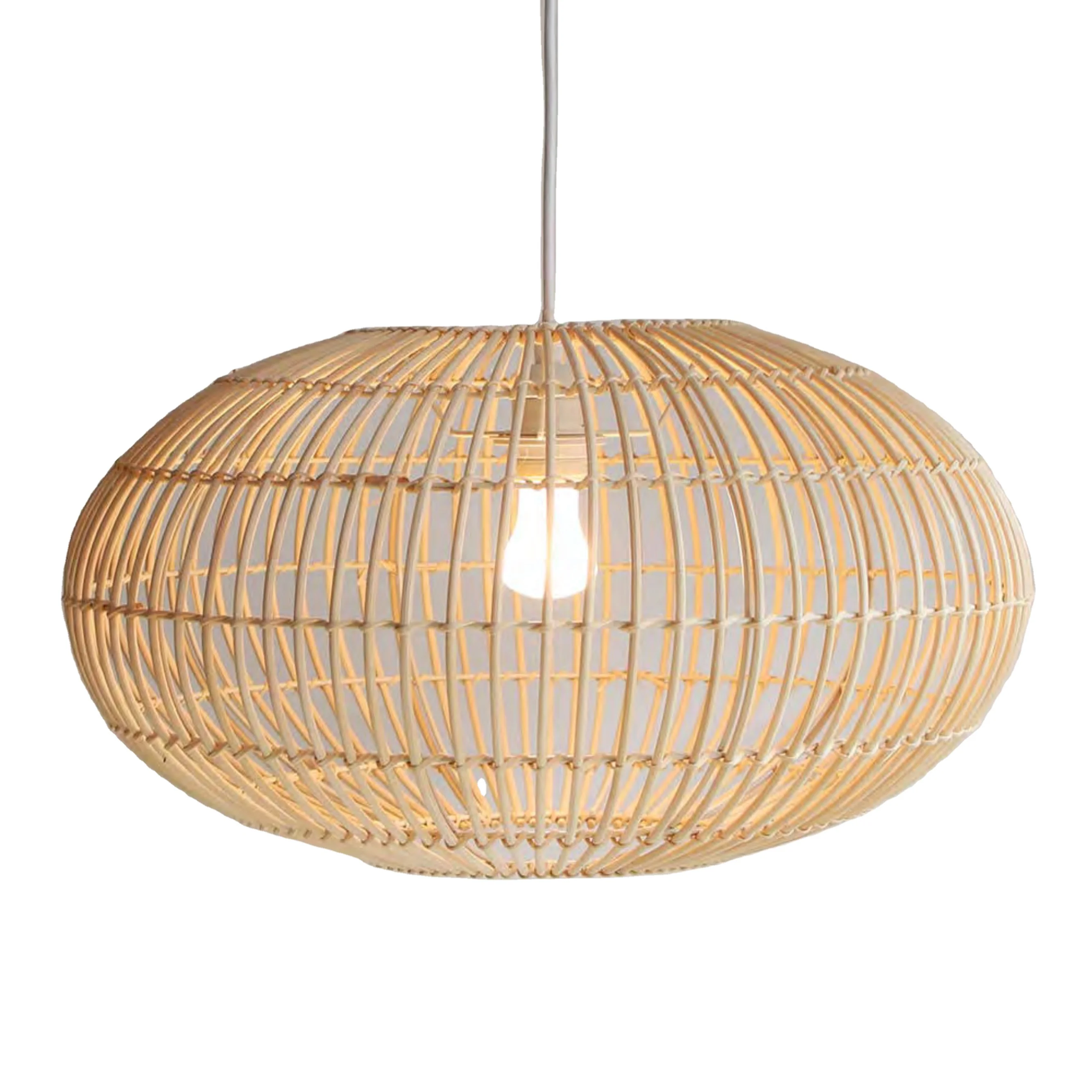 Japan idyllic chandelier Southeast Asia bamboo rattan restaurant simple LED chandelier