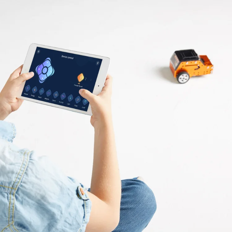 STEAM Metal Smart AI Technology Structure Robotics Kit DIY Coding Assemble Learning Programming Education Robot for Kids