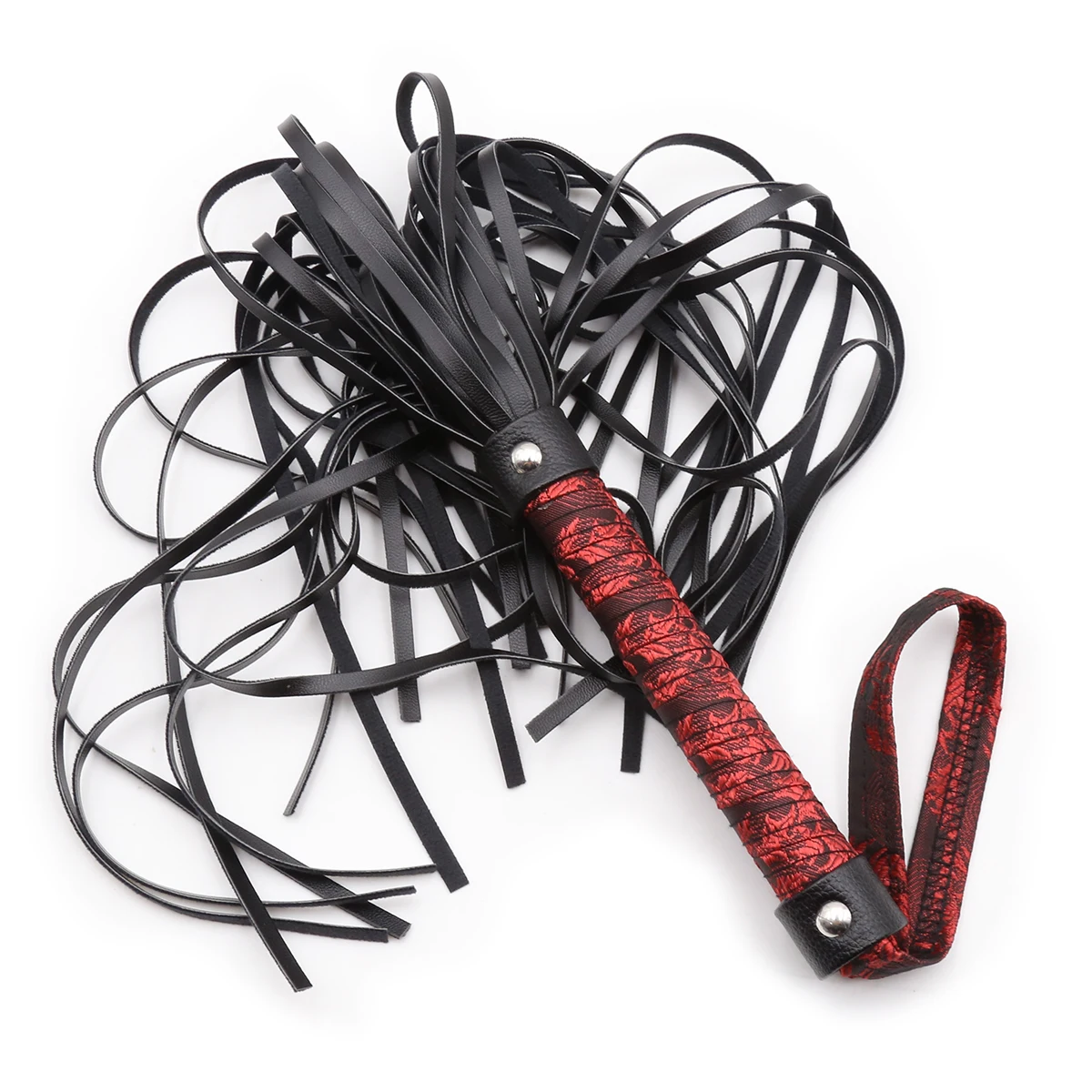 Six Piece Scarlet Brocade Style Corset and Cuff Restraint Kit Red Satin Waist Fetish BDSM Bondage Gear Kit Set For Women Couples