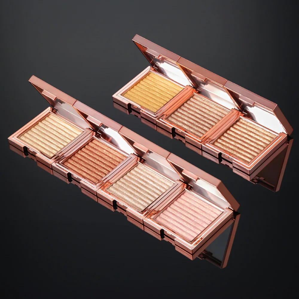 High Quality Colorful OEM Illuminator Bronze Body Shimmer Oil Cosmetics Makeup Shiny Face Liquid Highlighter