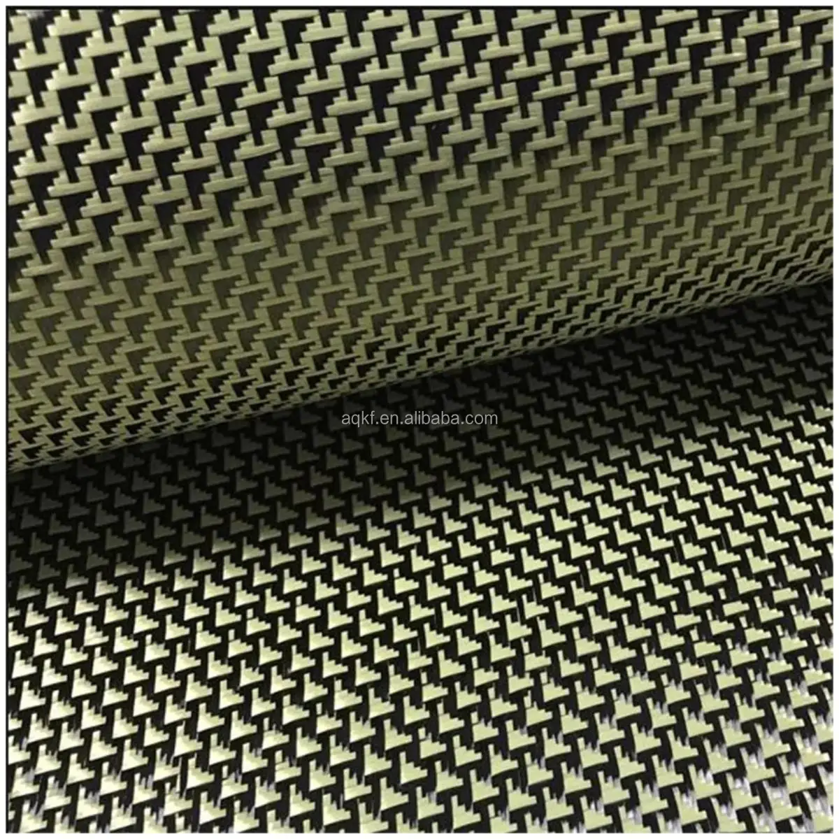 3K280G carbon aramid fiber blended woven fabric aircraft jacquard pattern parts modified DIY surface decoration fabric