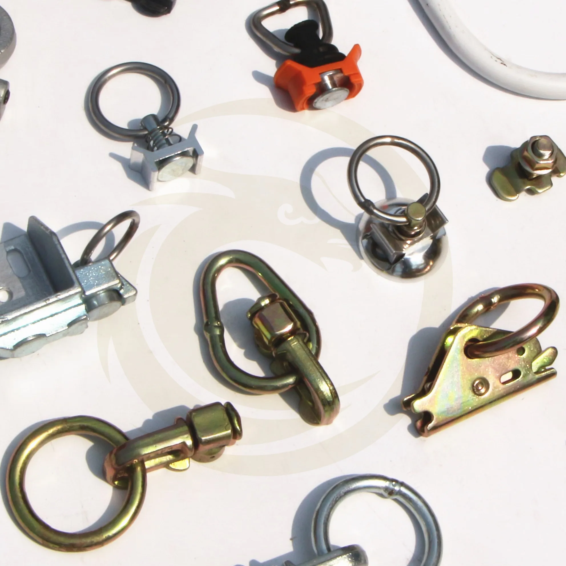 Galvanized E Track Fitting with Tie Down Ring