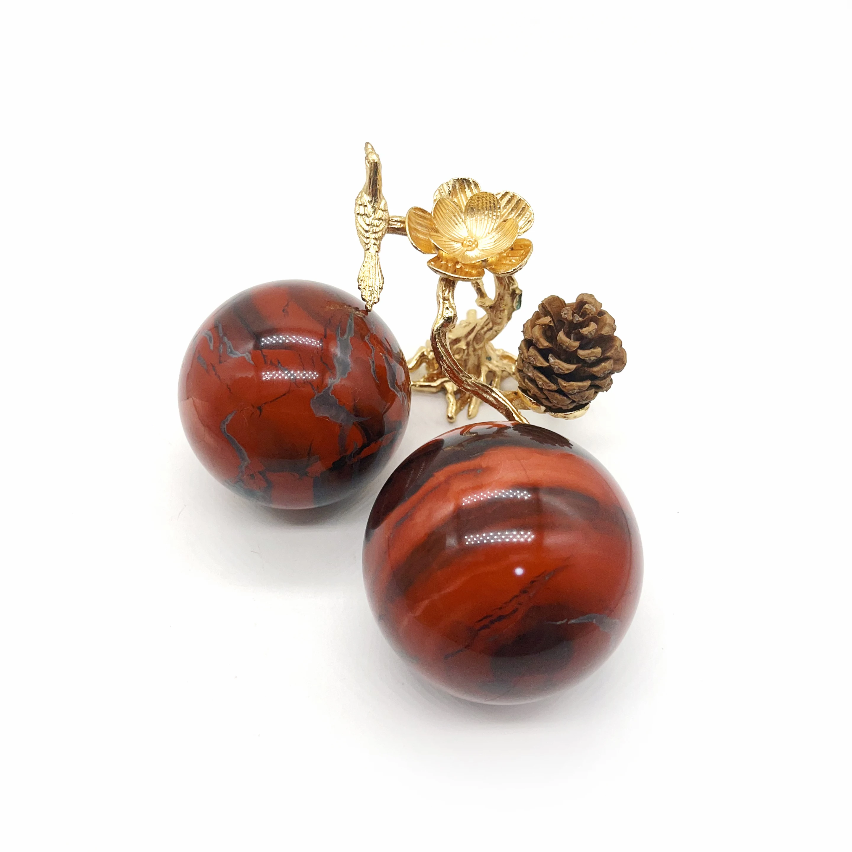 wholesale Bulk Natural Crystal Stone Red Jasper Sphere Ball For Gifts Souvenirs Fengshui