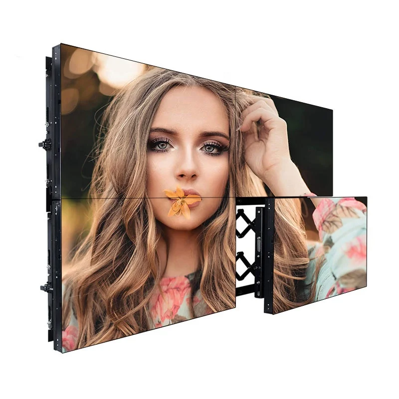 LOFIT LG panel 49 55 inch 2x2 2x3 3x3 1.7mm multi-screen videowall ultra-narrow bezel display did LCD video wall monitors