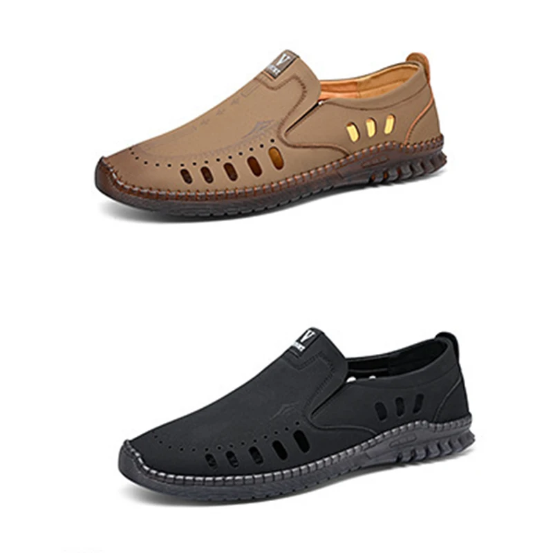Breathable summer casual leather shoes men office classic shoes men loafer shoes for men
