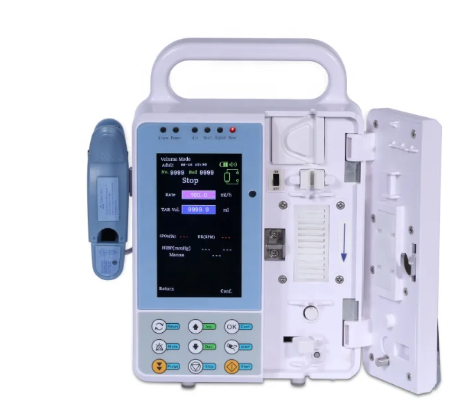 Medical Equipment OIP-900 Portable IV Infusion Pump Hospital with 4.3 Inch LCD Screen Automatic Intravenous Infusion Pump