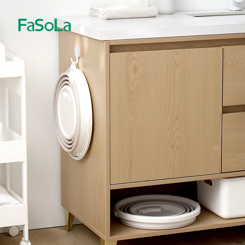 FaSoLa Collapsible Bucket 10L 2.6 Gallon Cleaning Bucket Mop Bucket Folding Foldable Portable Small Plastic Water Supplies