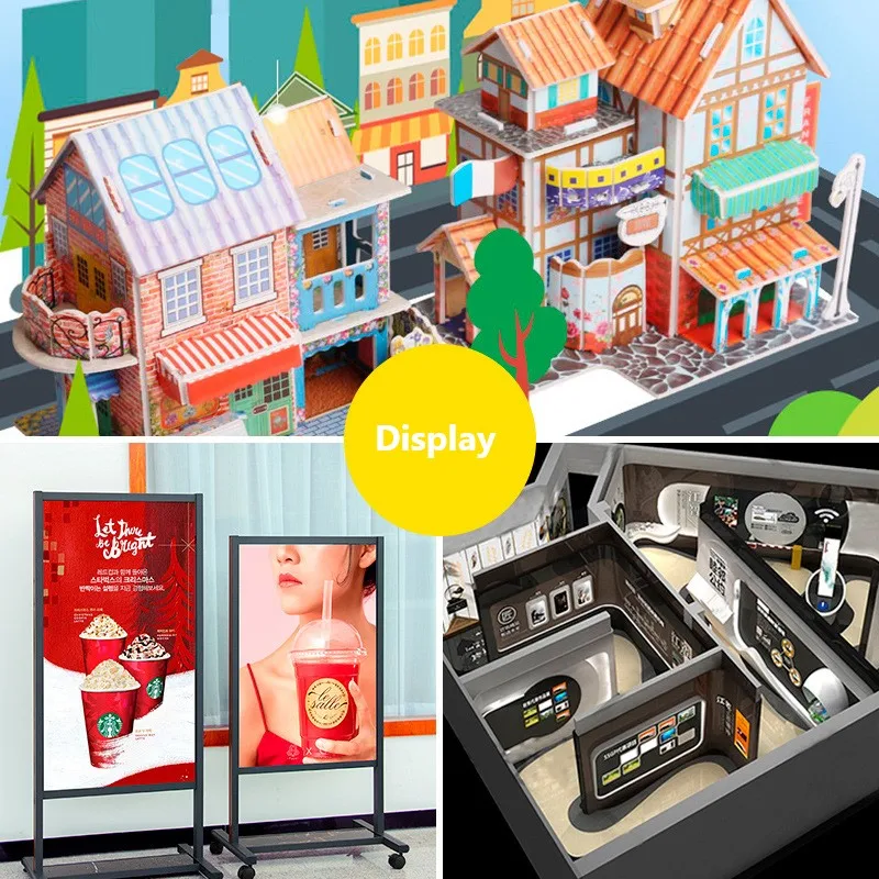 Both Sides White Paper Foam Board  Advertising Sign 5mm/10mm PS Foam Board for Advertising/KT Foam Board