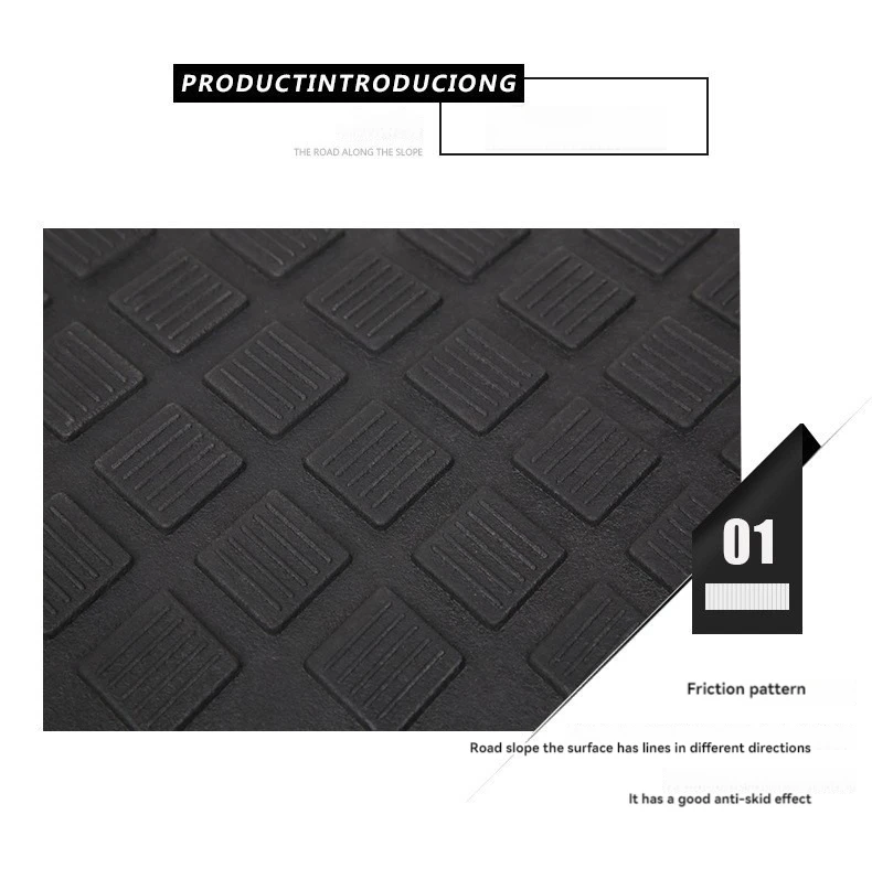 Portable Lightweight rubber driveway road curb ramps for cars wheelchairs