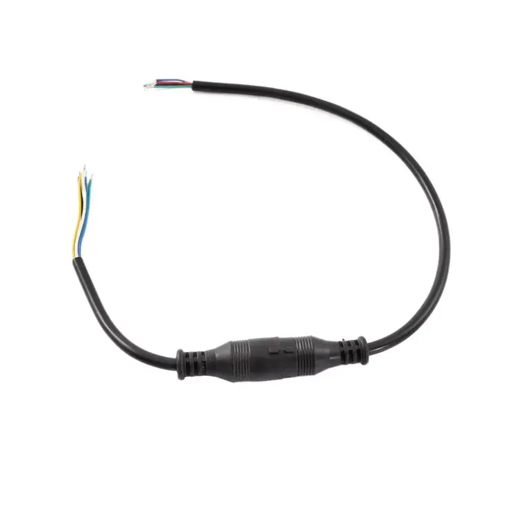 Straight Male and Female Electrical Connector, IP67 2 3 4 5 6 7 8 10 12 pin Waterproof Connector