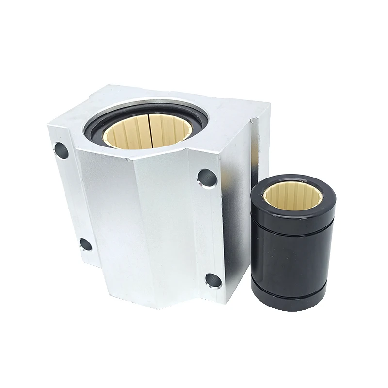 Optical shaft box type linear sliding block with engineering plastics bearing SCS8UU SCS10UU SCS12UU SCS16LUU SCS20UU SCS25LUU