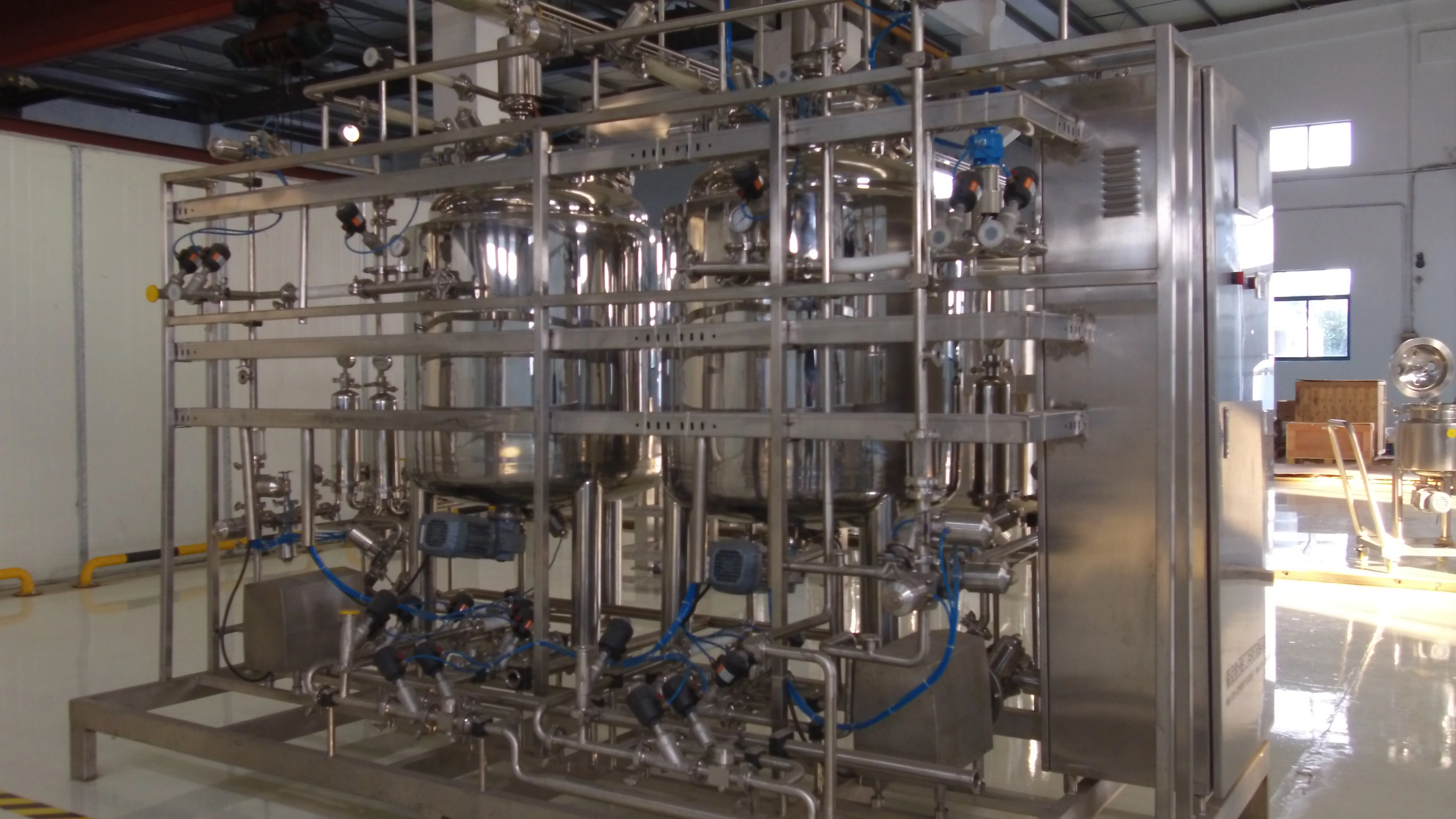 JinRi smart control mixing mechanical polishing stirred tank reactor with Germany speed reducing machine