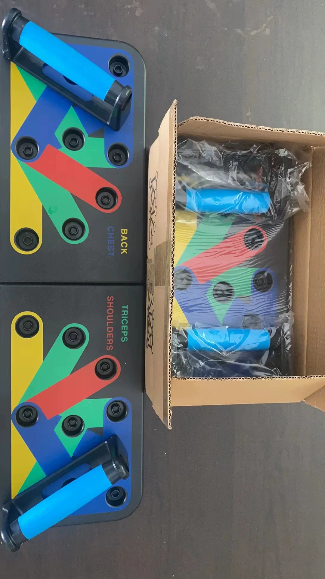 Collapsible 13 in 1 Multifunctional Home Workout Equipment Chest Muscle Exercise Strength Arm Portable Push-up Training Board