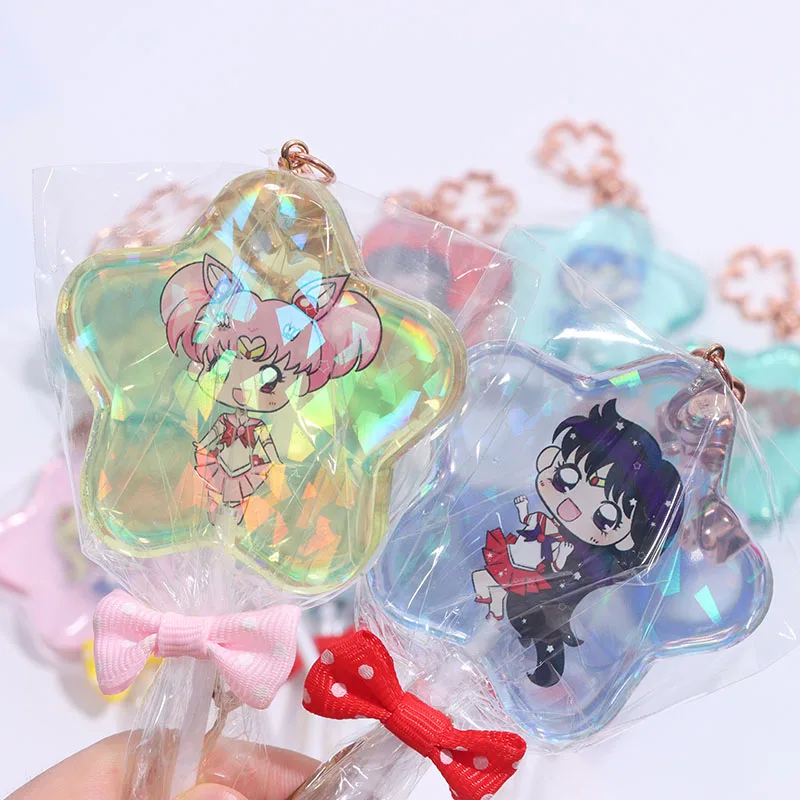 Popular Slime Charms Clear Round Ball Lollipop Sweet Candy Dollhouse Craft Supplies for DIY Pendant Earing