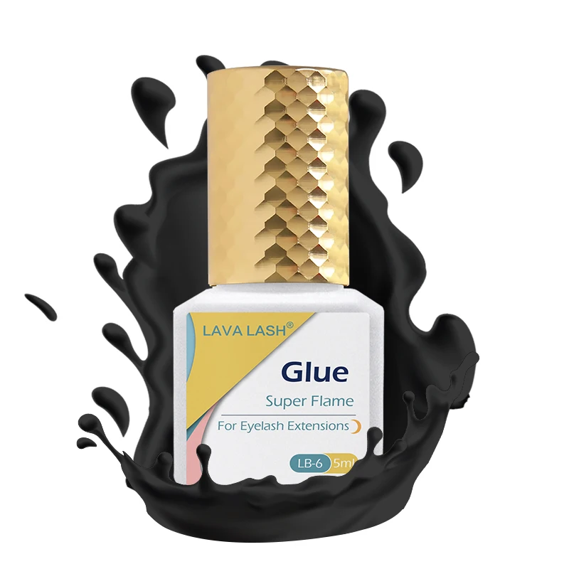 LavaLash Individual Logo 5/10ml Sensitive Lash Extensions Glue Private label Korea Eyelash Glue