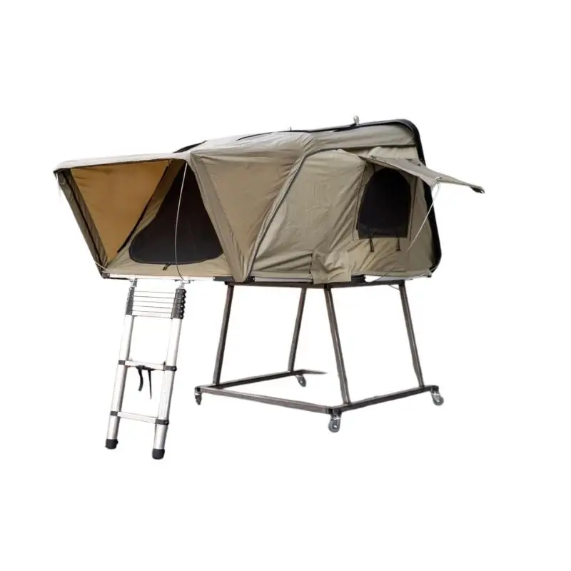 Roof-top-tent-for-sale Offroad folding car roof tent for Camping 2-4 Person use