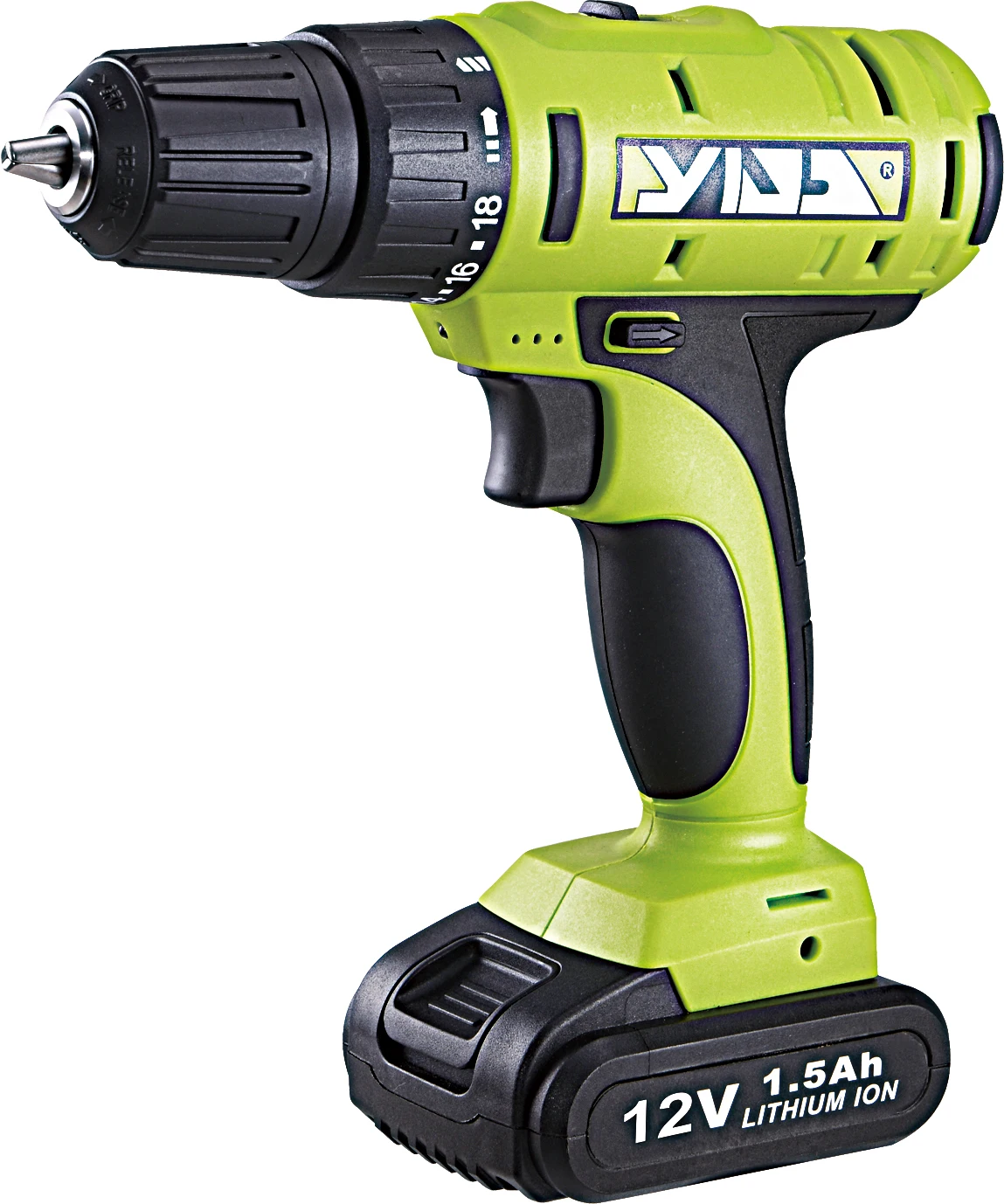 
YIDA Brand cordless mini drill with lock YDZ05S-12 12V Double speed horizontal pushing lithium battery 